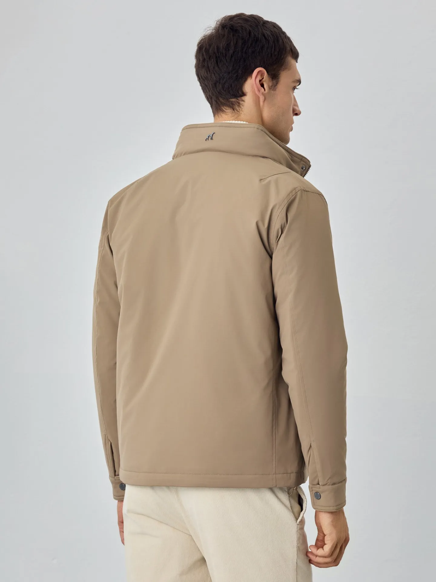 Discount Bomber Jacket With Zip Pockets And Double Zipper Blusões