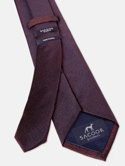 New Checkered Pattern Tie 100% Silk 7,5cm Gravatas