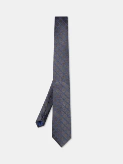 Best Checkered Pattern Tie 100% Silk 7,5cm Gravatas