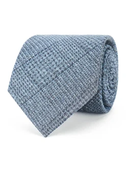 Hot Checkered Pattern Tie 100% Silk 8cm Gravatas
