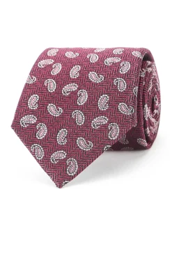 Clearance Cornucopia Pattern Tie 100% Silk 8cm Gravatas