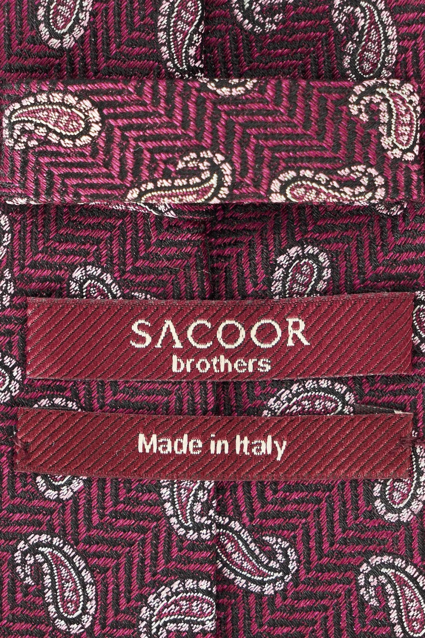 Clearance Cornucopia Pattern Tie 100% Silk 8cm Gravatas