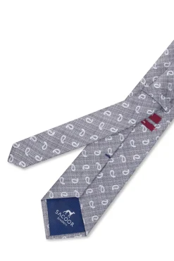 Hot Cornucopia Pattern Tie 100% Silk 7,5cm Gravatas