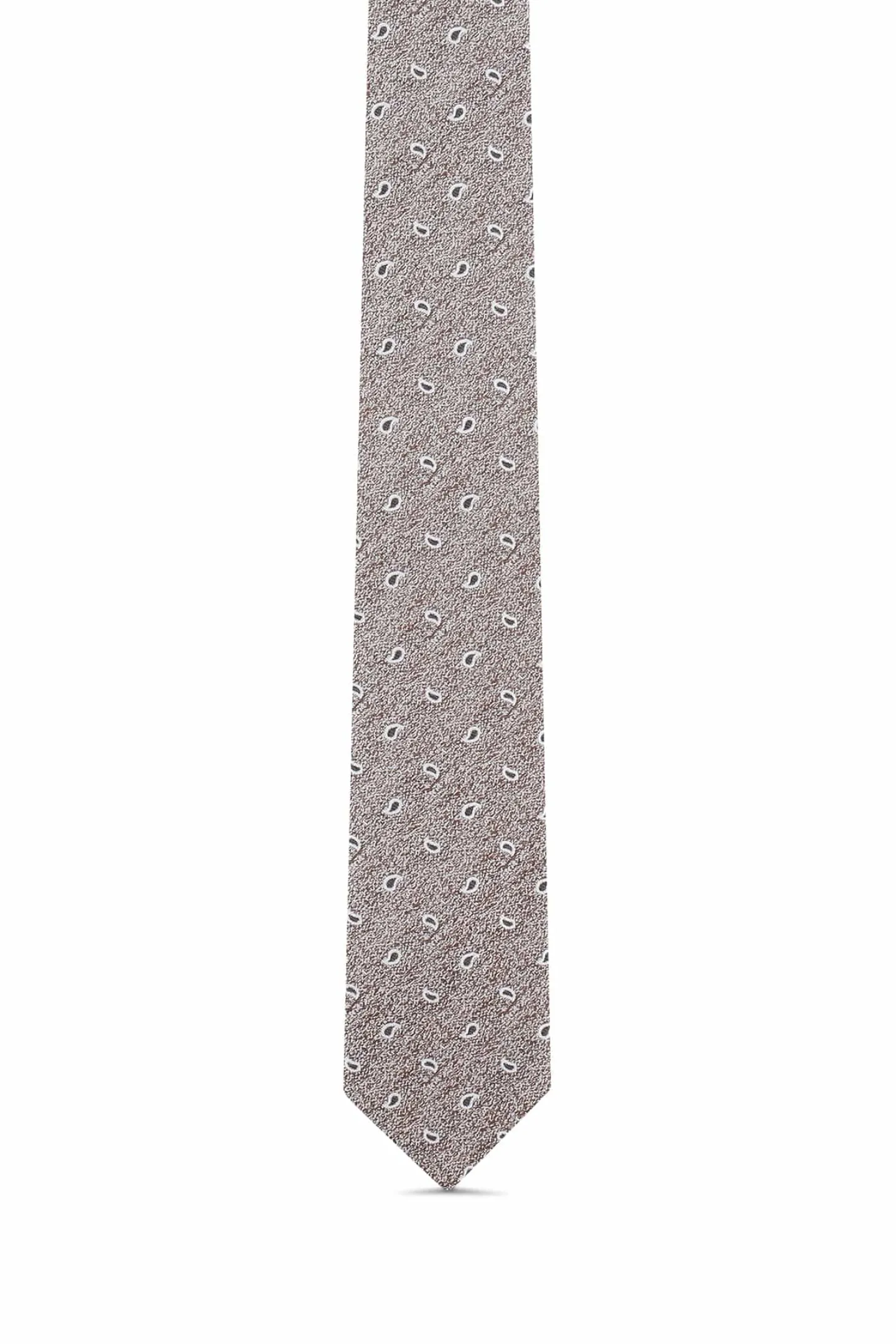 Sale Cornucopia Pattern Tie 100% Silk 7cm Gravatas