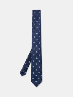 Cornucopia Pattern Tie 100% Silk 7,5cm Gravatas