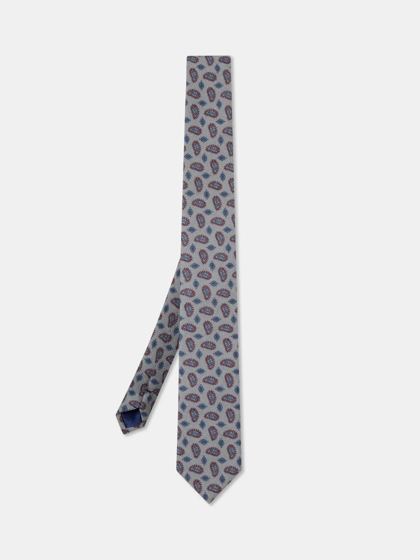 Sale Cornucopia Pattern Tie 100% Silk 7,5cm Gravatas