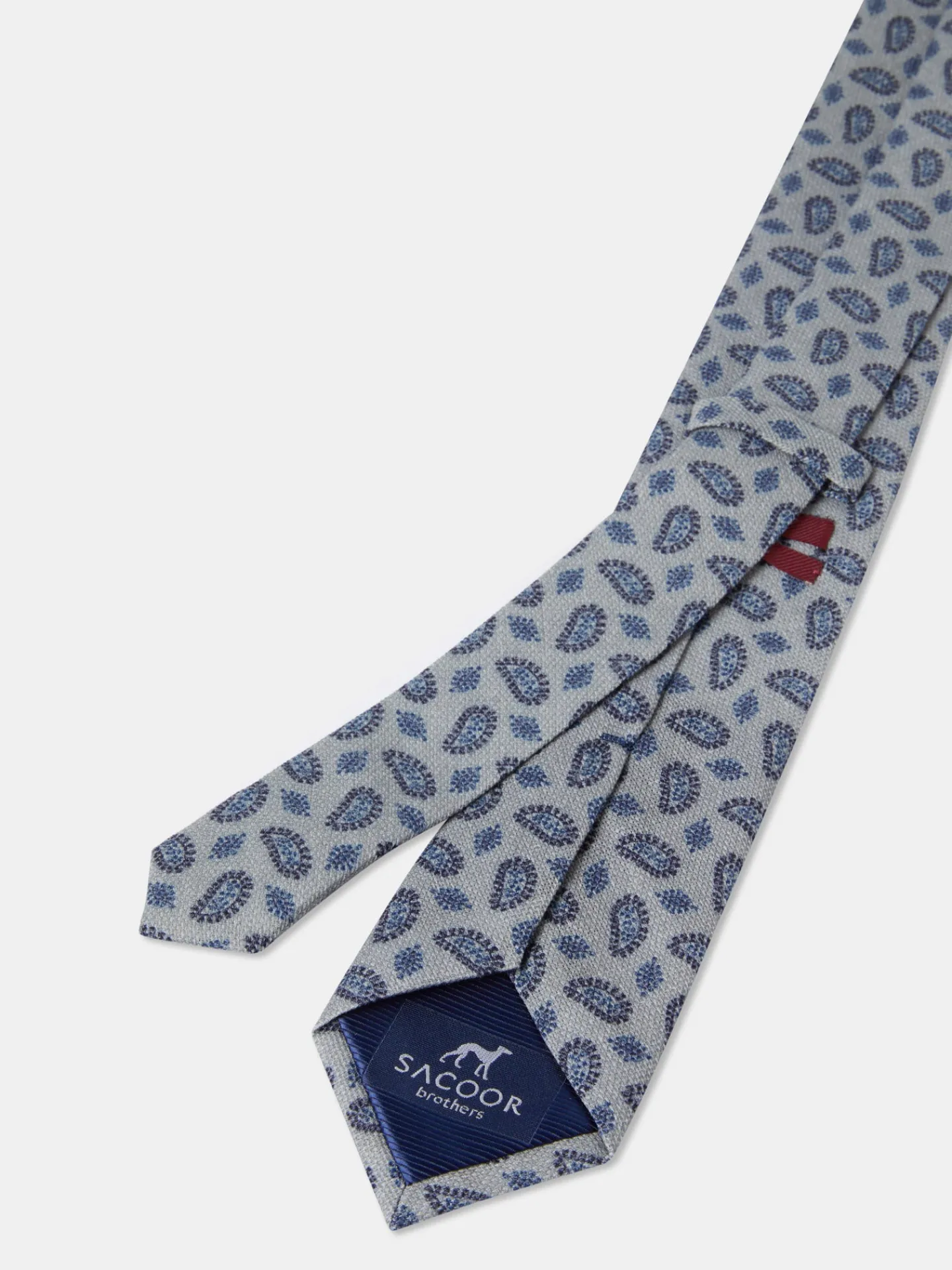 Sale Cornucopia Pattern Tie 100% Silk 7,5cm Gravatas