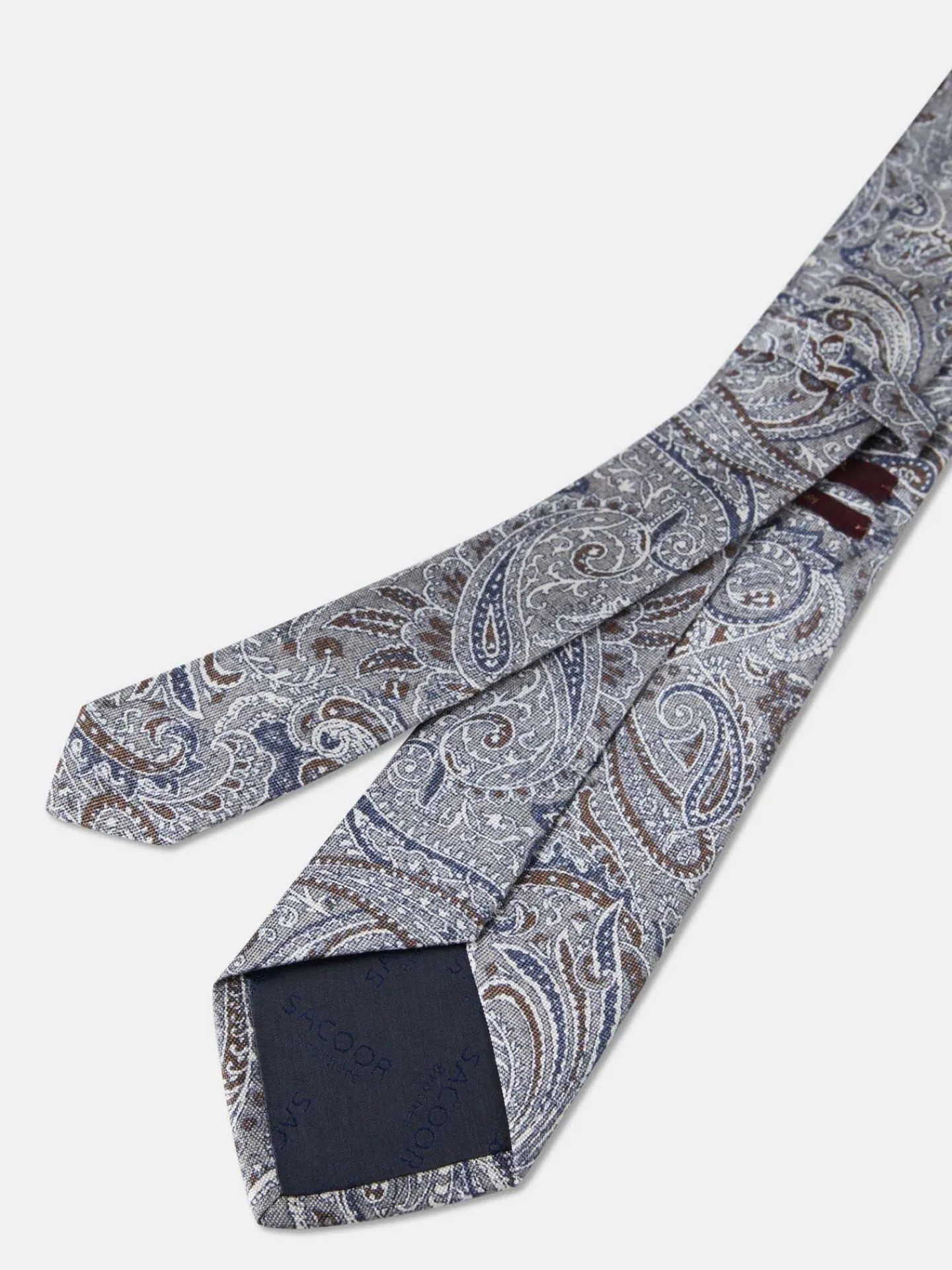 New Cornucopia Pattern Tie 100% Silk 8cm Gravatas