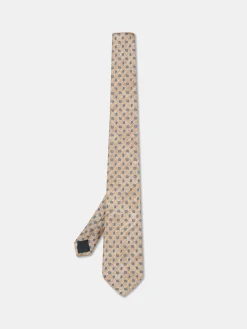 Sale Cornucopia Pattern Tie 100% Silk 8cm Gravatas