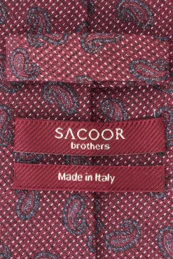 Best Cornucopia Pattern Tie 100% Silk 8cm Gravatas