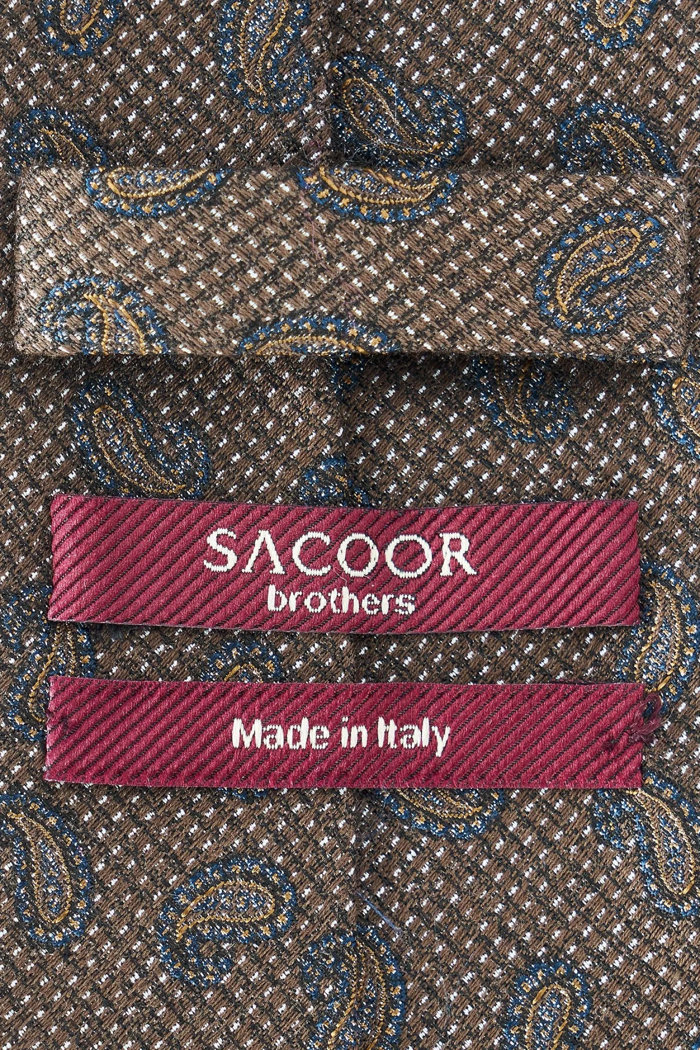Best Cornucopia Pattern Tie 100% Silk 8cm Gravatas