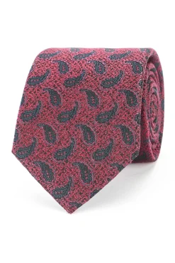 Clearance Cornucopia Pattern Tie 100% Silk 8cm Gravatas