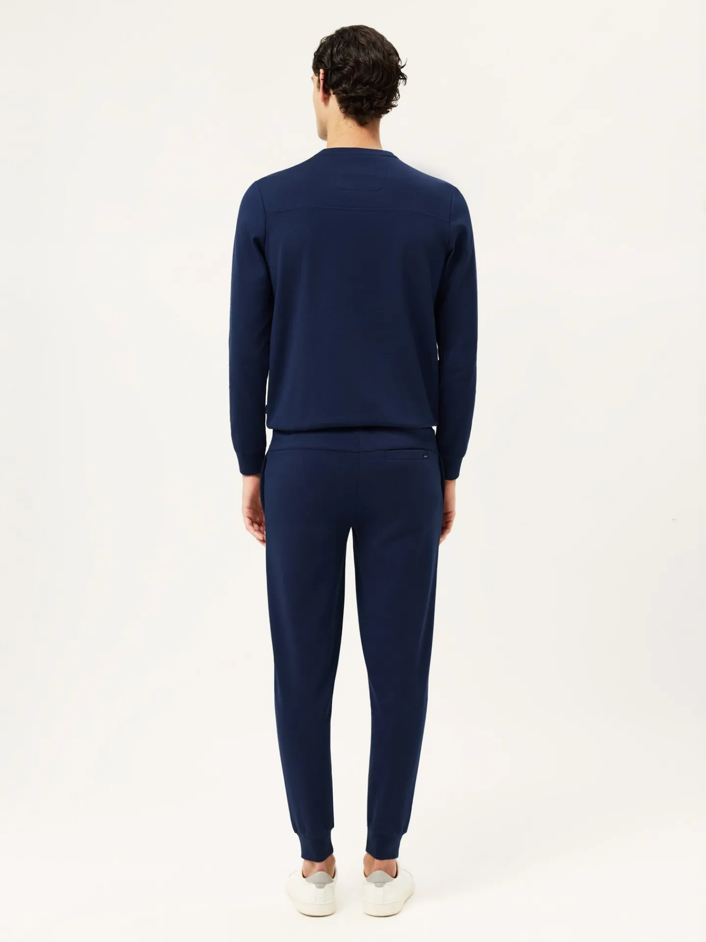 Clearance Cotton Fleece Jogger With Ribbed Waistband Calças Desportivas