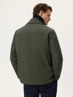 Hot Cotton-Nylon Hooded Jacket Blusões