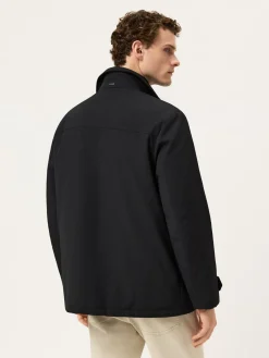 Hot Cotton-Nylon Hooded Jacket Blusões