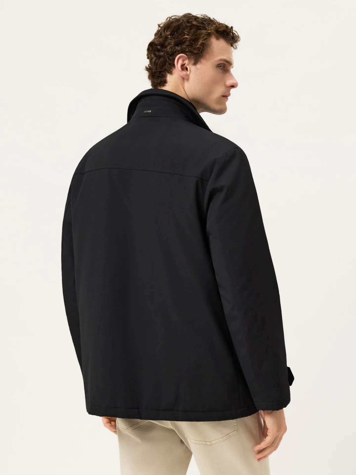 Hot Cotton-Nylon Hooded Jacket Blusões
