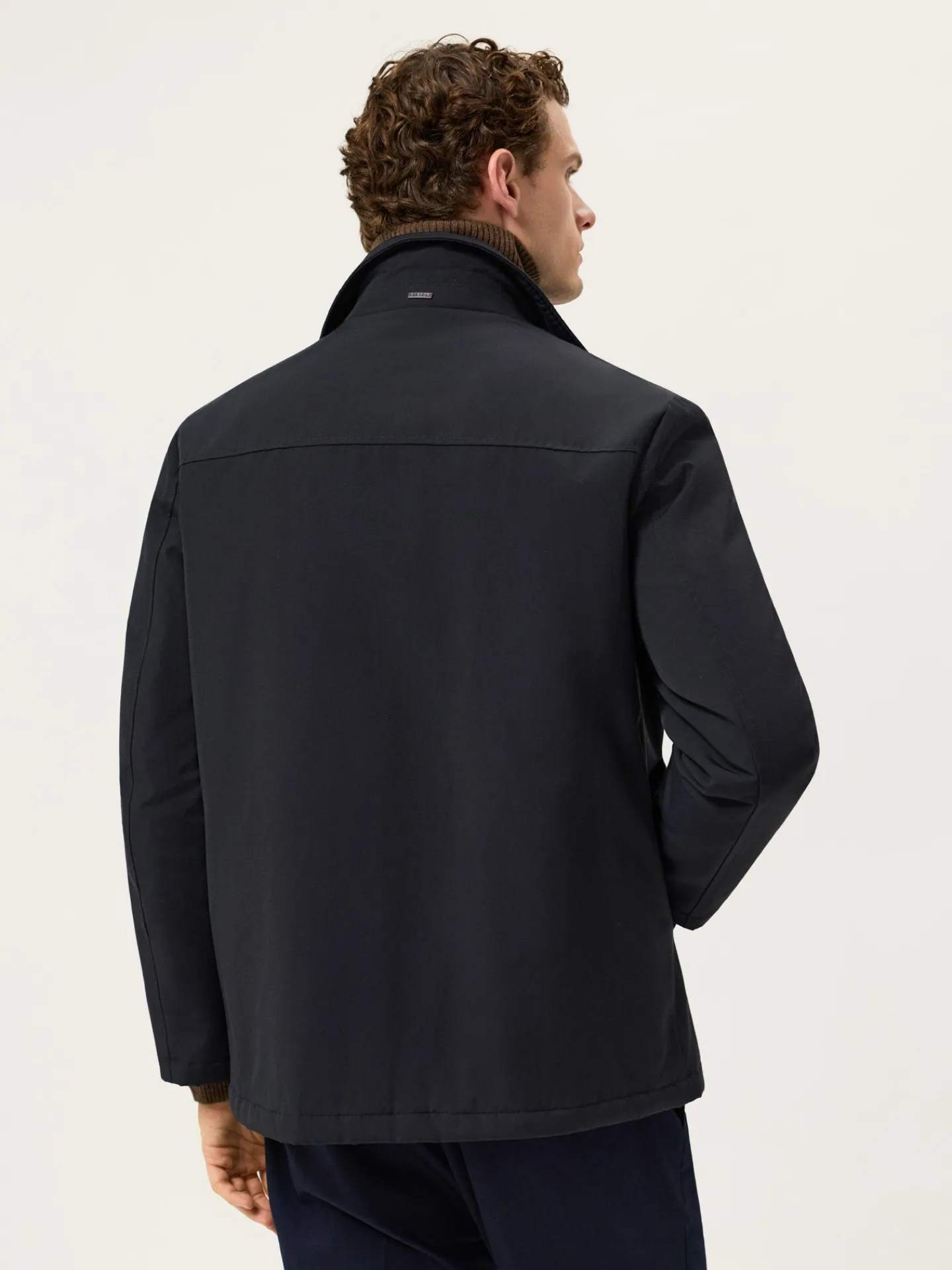 Hot Cotton-Nylon Hooded Jacket Blusões