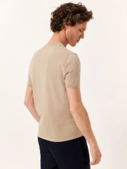 Sale Crew Neck Sweater With Short Sleeves In Cotton and Silk Blend Camisolas