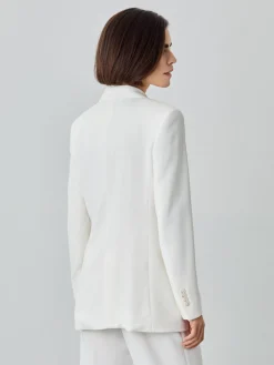 Best Double-Breasted Suit Blazer In Viscose Blend MULHER Fatos|Blazers