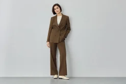 New Double-Breasted Suit Blazer In Viscose Blend MULHER Fatos|Blazers