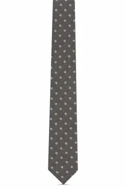 Discount Floral Pattern Tie 100% Silk 7cm Gravatas