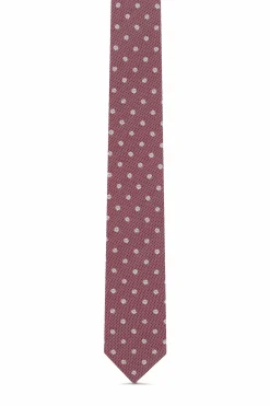 Discount Floral Pattern Tie 100% Silk 7cm Gravatas