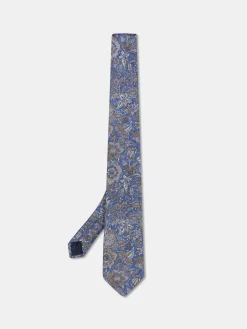 Discount Floral Pattern Tie 100% Silk 8cm Gravatas
