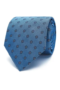 Sale Floral Pattern Tie 100% Silk 8cm Gravatas