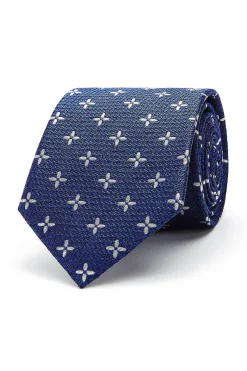 Outlet Floral Pattern Tie 100% Silk 8cm Gravatas