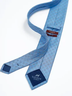 Clearance Floral Pattern Tie 100% Silk 7,5cm Gravatas