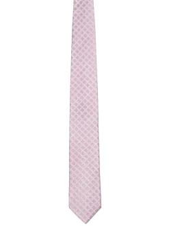 Clearance Floral Pattern Tie 100% Silk 7,5cm Gravatas