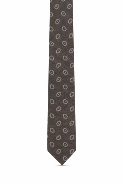 New Floral Pattern Tie 100% Silk 8cm Gravatas
