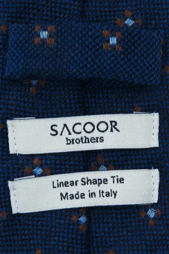 New Floral Pattern Tie 100% Wool 7cm Gravatas