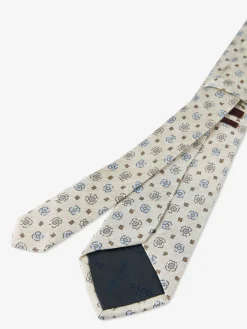 Hot Geometric Pattern Tie 100% silk 8cm Gravatas