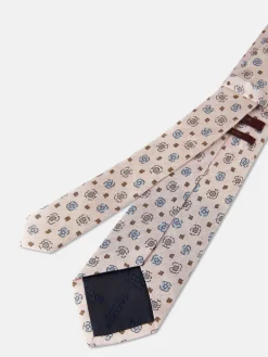 Hot Geometric Pattern Tie 100% silk 8cm Gravatas