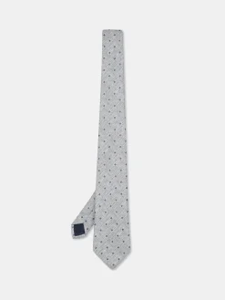 Clearance Geometric Pattern Tie 100% silk 8cm Gravatas