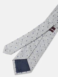 Clearance Geometric Pattern Tie 100% silk 8cm Gravatas