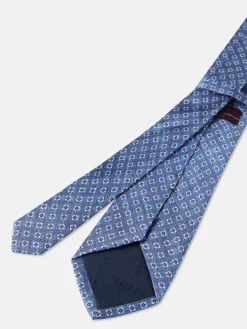 Hot Geometric Pattern Tie 100% silk 8cm Gravatas