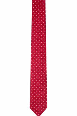 Discount Geometric Pattern Tie 100% silk 7cm Gravatas