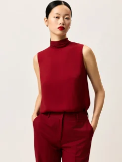 Outlet Halter Top With Extra Long Scarf MULHER Tops