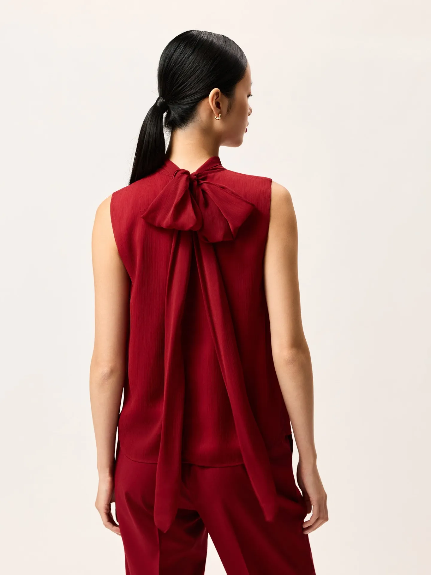 Outlet Halter Top With Extra Long Scarf MULHER Tops
