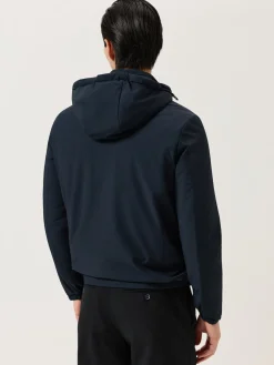 Sale Hooded Performance Jacket In Stretch Nylon Blusões