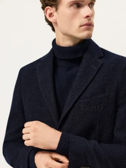 Sale Italian Knit Bouclé Blazer In Wool Blend Blazers