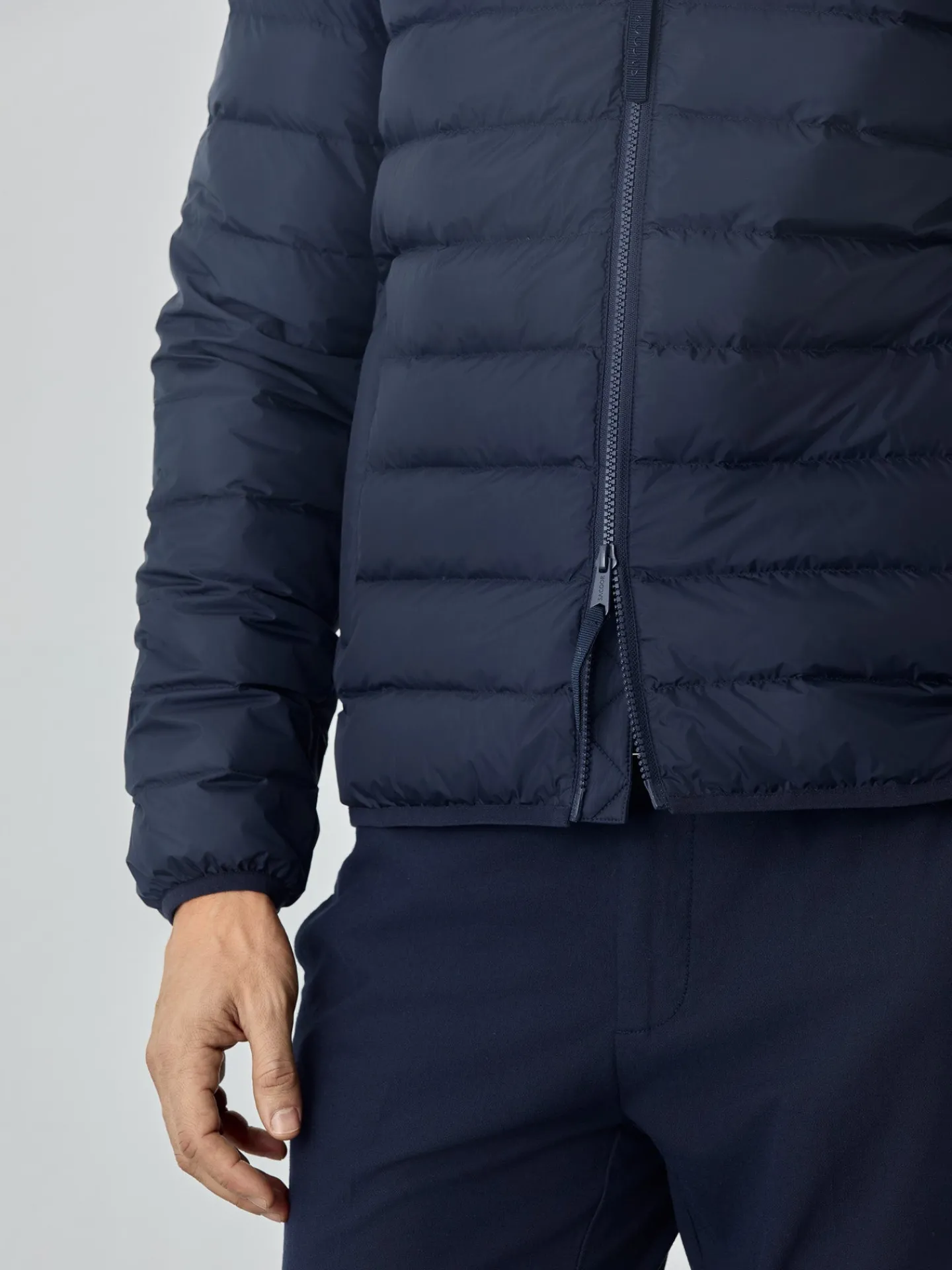 Clearance Lightweight Padded Mix Down Jacket Blusões