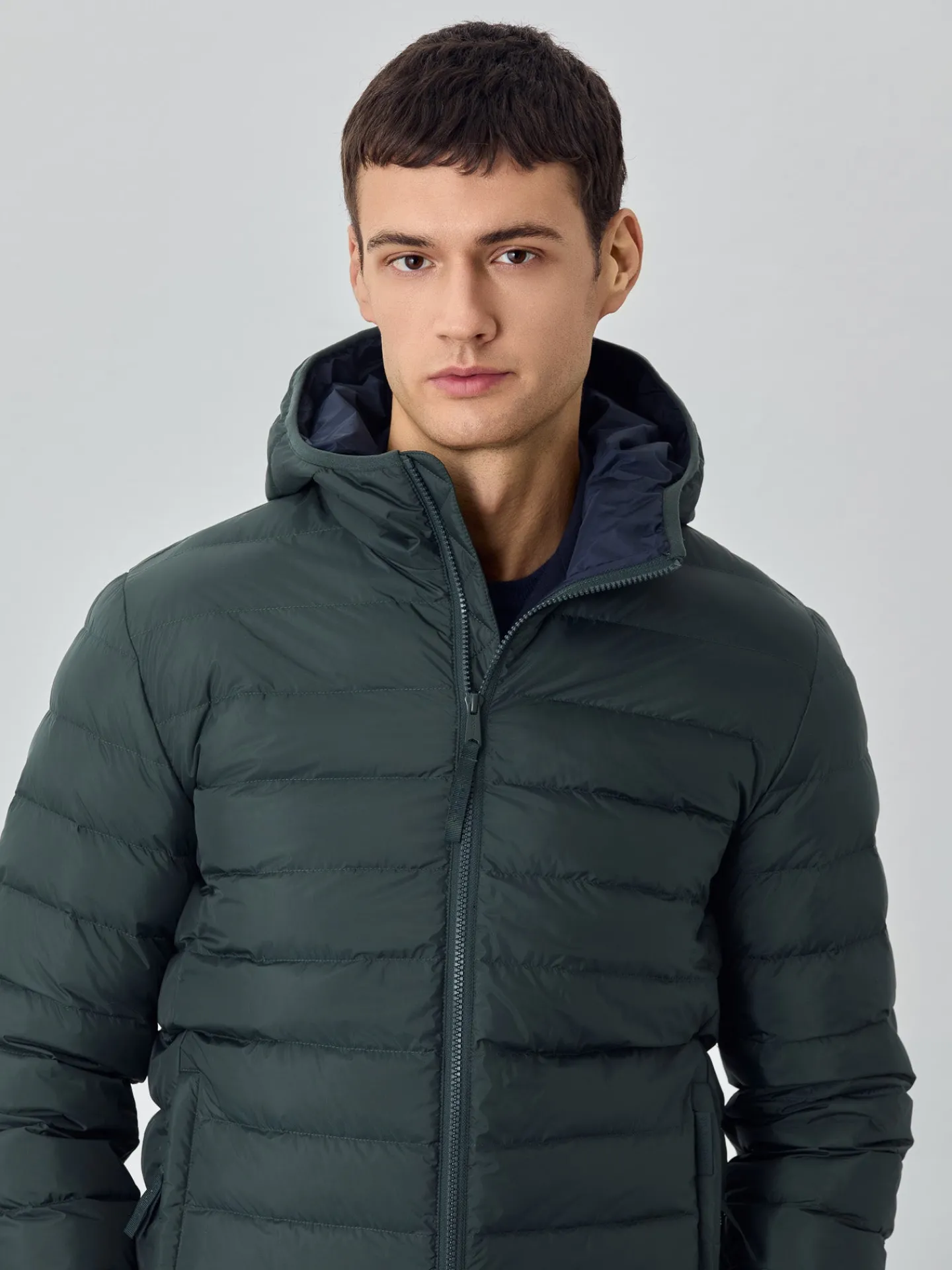 Clearance Lightweight Padded Mix Down Jacket Blusões