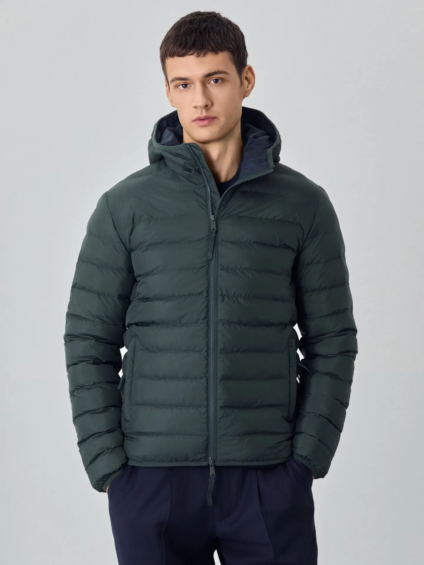 Clearance Lightweight Padded Mix Down Jacket Blusões