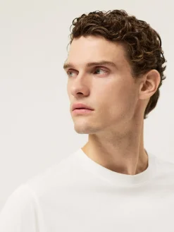 Outlet Liquid Cotton Jersey T-Shirt With Flag Label T-Shirts