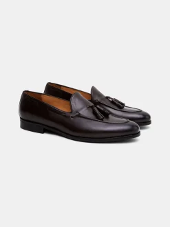 Discount Loafer Shoes With Tassels In Leather Loafers
