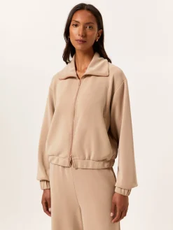 Online Luxe Leisure Edition fleece jacket MULHER Sweatshirt