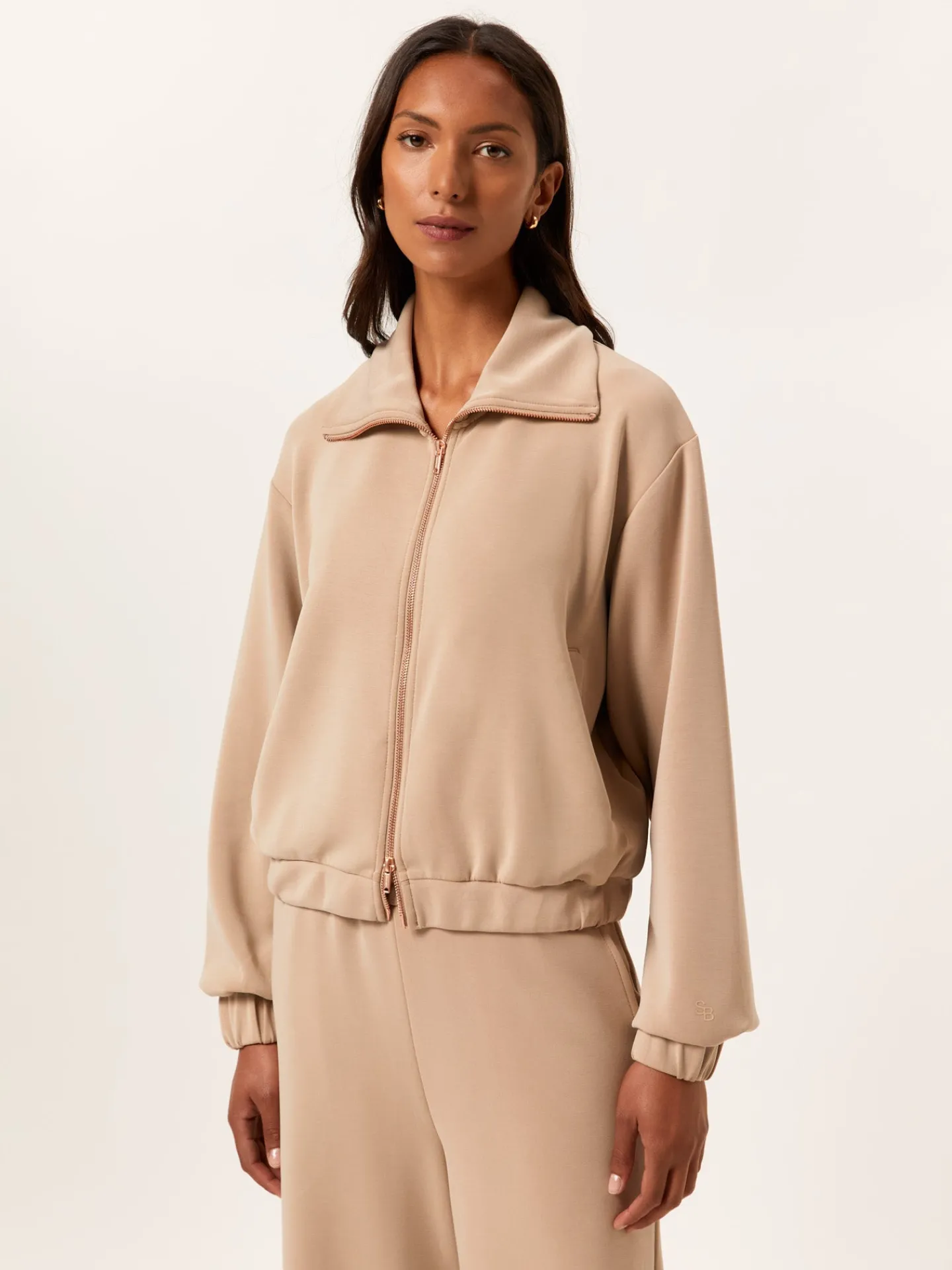 Online Luxe Leisure Edition fleece jacket MULHER Sweatshirt